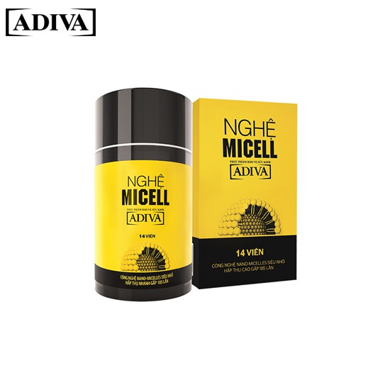Nghệ Micell ADIVA (14 viên/hộp) - Thực phẩm BVSK