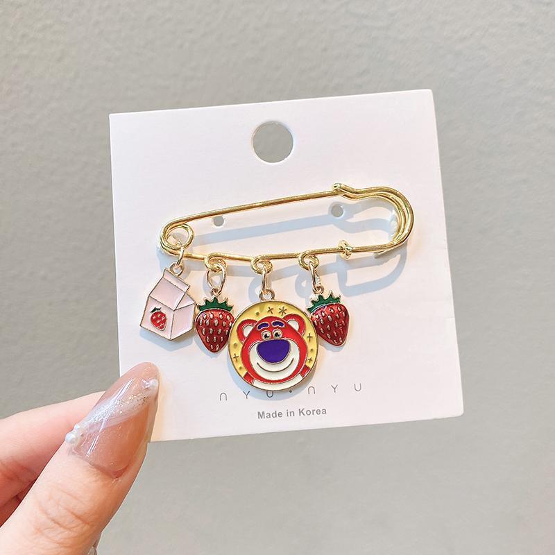 Ghim Cài Áo Chống Chói Họa Tiết Hoạt Hình Phong Cách Nhật Bản Dễ Thương