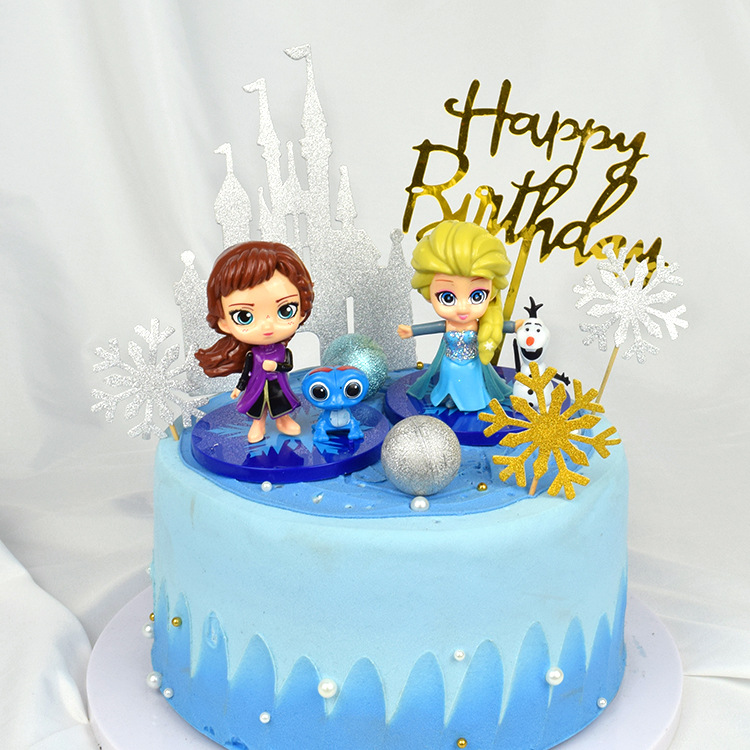 Set 4 Mô Hình Nhân Vật Phim Hoạt Hình Frozen2 Bằng Pvc