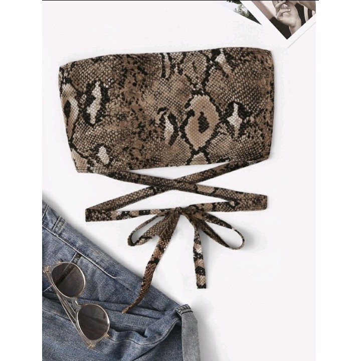 Áo ống dây quấn eo chất thun Borip hàng y hình kèm ảnh thật chính chủ ( free sire từ 40-53kg)