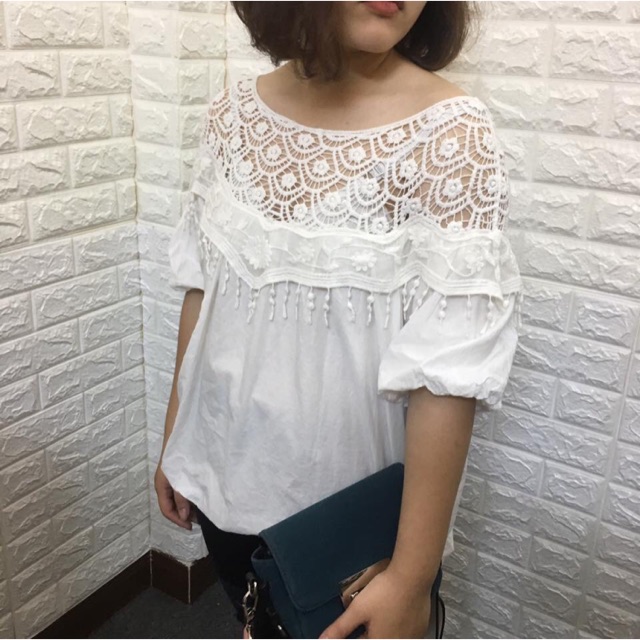 Áo xô trắng Hàn Quốc, phối ren đồ seconhand tuyển chọn như mới. Chuyên sỉ, lẻ hàng thùng, hàng seconhand nước 1 hợp mốt