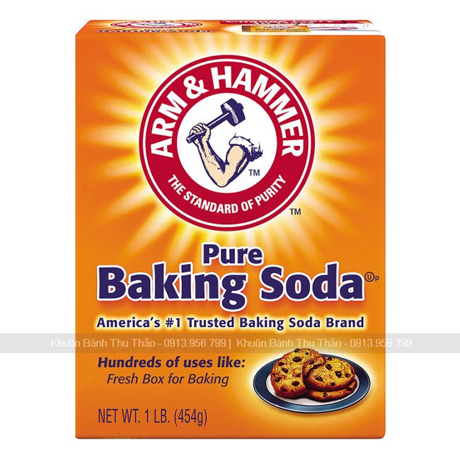 Bột Baking Soda Arm - Hammer hộp 454g