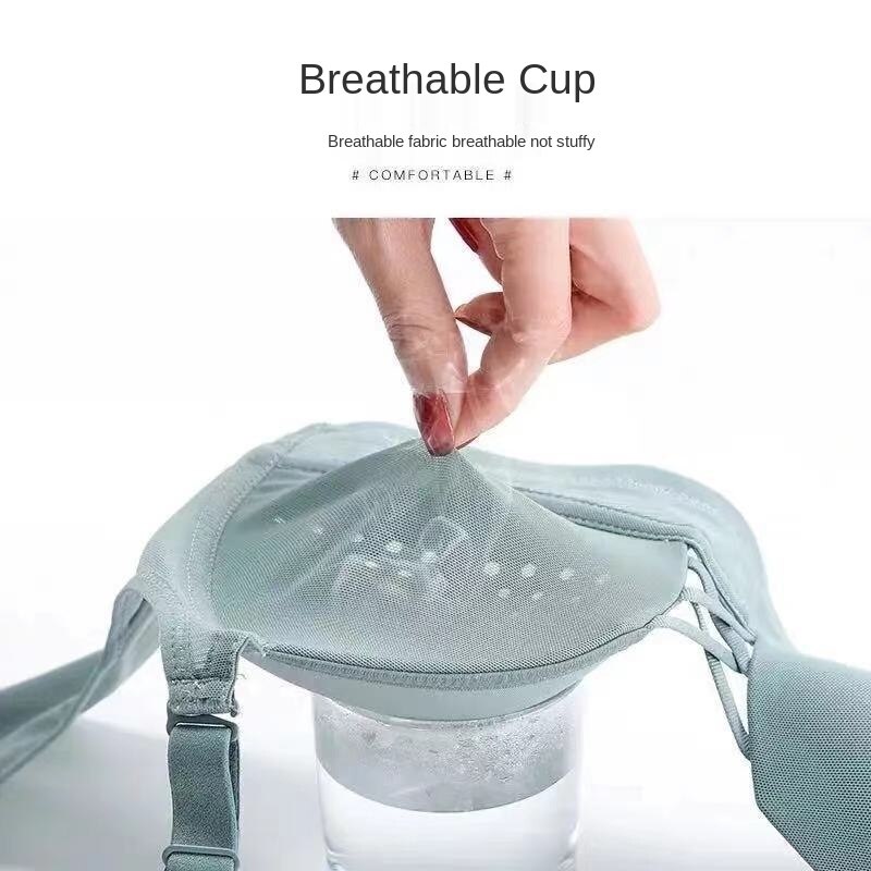 Áo ngực không dây cúp lớn 3/4 Áo ngực mềm mại, thoáng khí và thoải mái