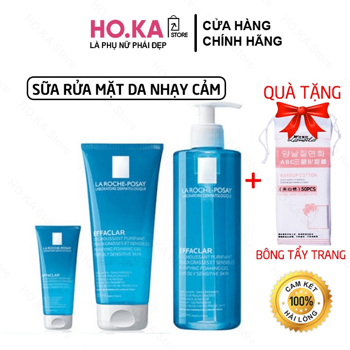 Sữa Rửa Mặt Cho Da Nhạy Cảm La Roche Posay Làm Sạch Bụi Bẩn Bãi Nhờn
