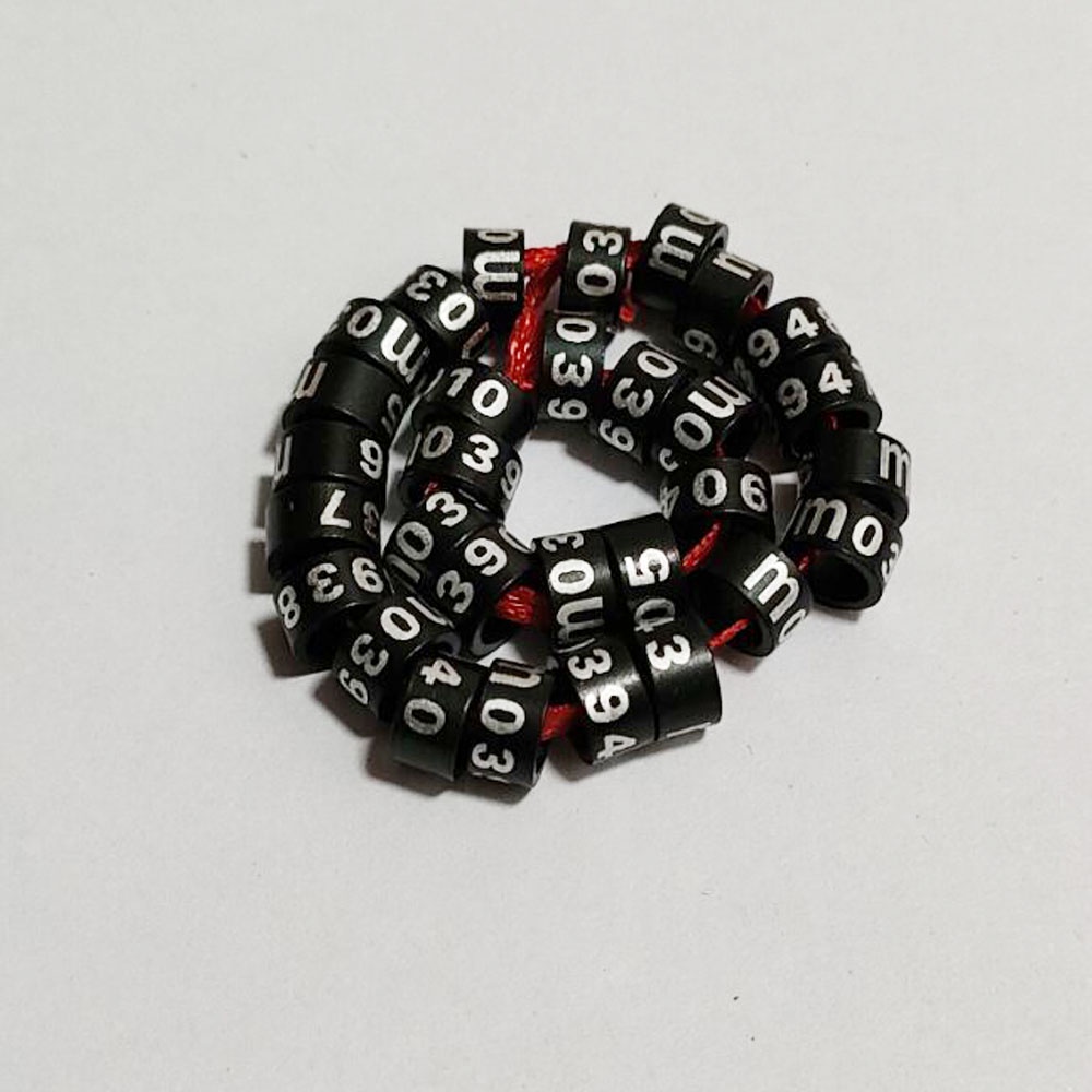 Set 30 / 10 Vòng Đeo Chân Huấn Luyện Chim Cảnh 5mm