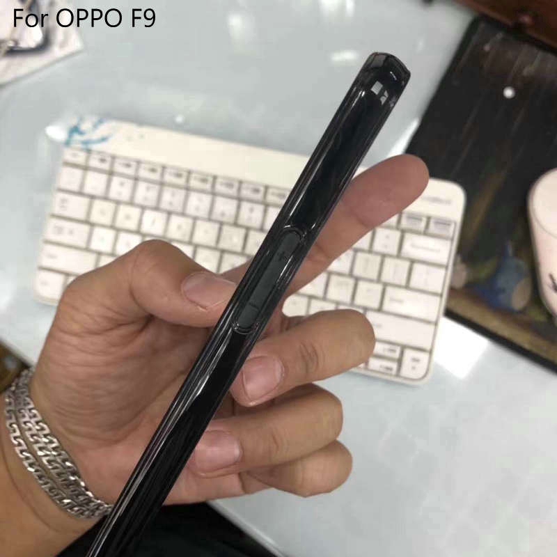 Ốp lưng chất liệu PC trong suốt cho OPPO A5 A9 2020 Reno F11 Pro A7 A5S AX5S A3S F7 F5 F1S F9