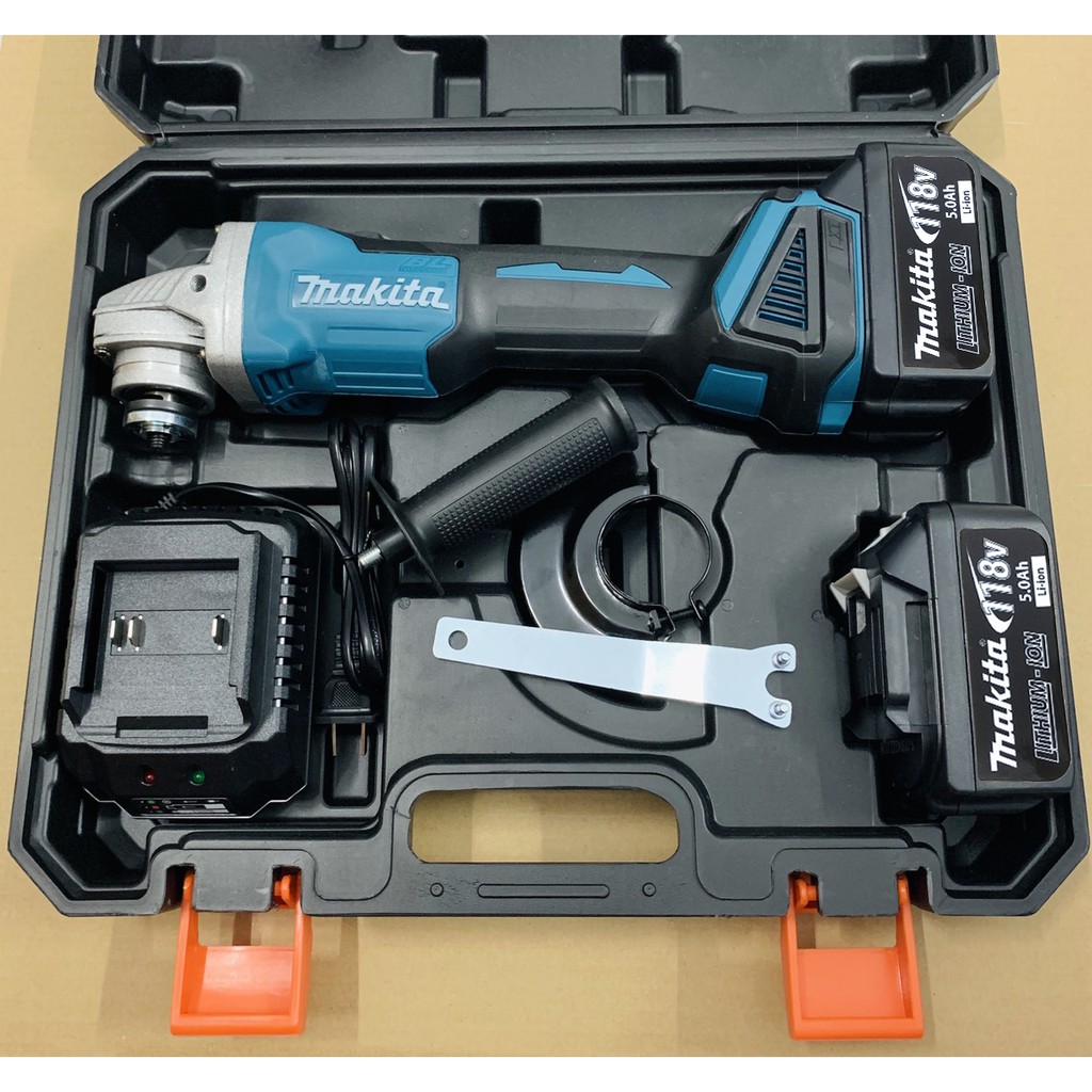 Máy Mài Pin MAKITA 199V Không Chổi Than Siêu Khoẻ - Máy mài góc, Máy cắt cầm tay