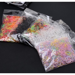 Bịch Thun 100g cột tóc cho bé nhiều màu size trung