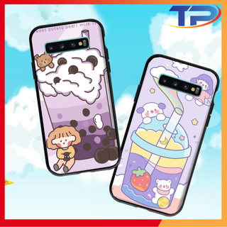 Ốp lưng Samsung Galaxy S10 Plus / S10 / S9 Plus / S9 / S8 Plus / S8 / S7 Edge hình RORO JUMP CUTE 01