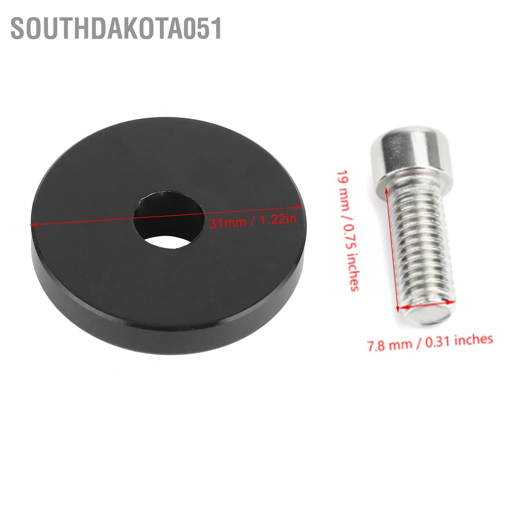 [Hàng Sẵn] Set 2 Nắp Nhôm Giảm Xóc Gắn Phía Sau Xe máycho Triumph Street Scrambler / Bonneville T120 T100【Southdakota051】