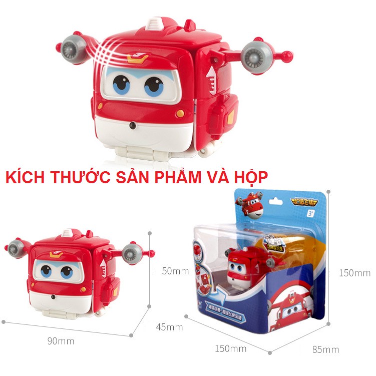 Super wings hộp biến hình Donnie xây dựng đồ chơi đội bay siêu đẳng