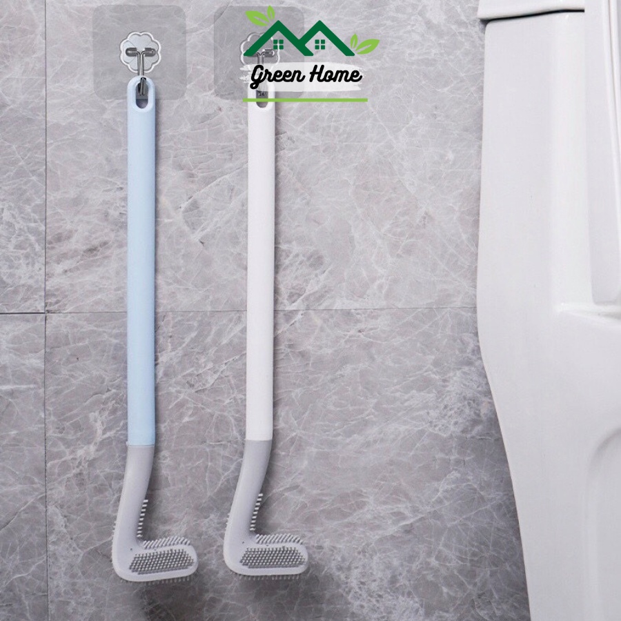 Chổi cọ nhà vệ sinh Silicon hình gậy đánh golf, Cọ rửa bồn cầu toilet đa năng làm sạch tuyệt đối