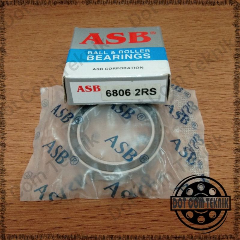 Vòng Bi 6806 2RS ASB / LAHER 6806 2RS ASB (30MMx42MMx7MM)