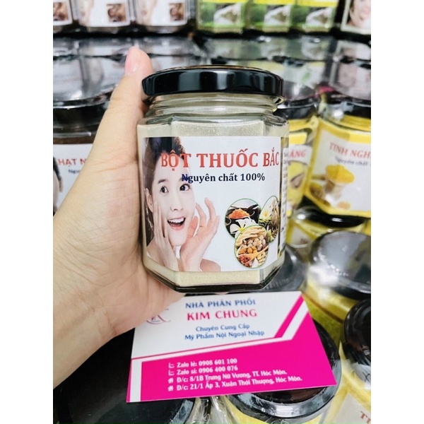 Hủ 150g Bột Th.Bắc nguyên chất dùng đắp mặt nạ, Bột tắm