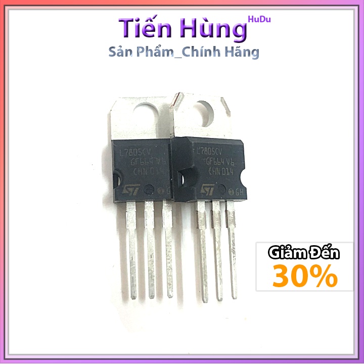 [ COMBO ] IC Ổn Áp L7805 TO220-1.5A-05V hàng mới chính hãng