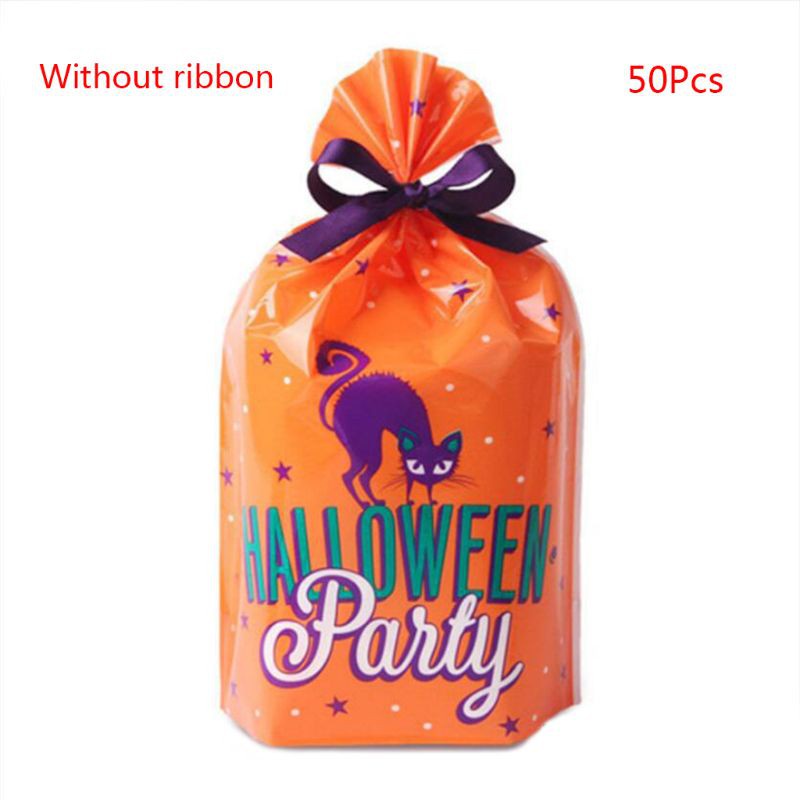 Set 50 Túi Đựng Bánh Kẹo Chủ Đề Halloween