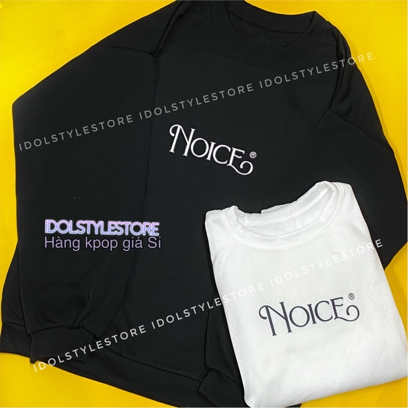 Áo nỉ trắng Noice của V BTS