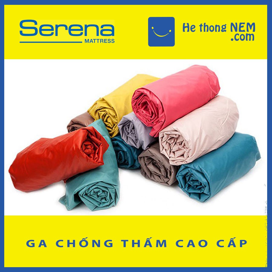 Ga chống thấm Poly SERENA ga giường m6 m8 drap poly ga giường lẻ - Hệ Thống Nệm