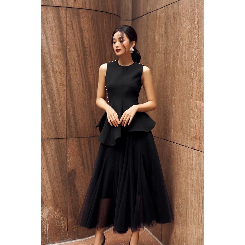 Chân váy ruffle skirt lưới