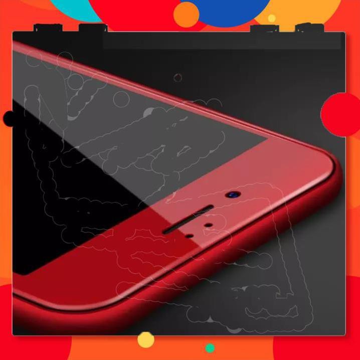[C] Kính cường lực full màn hình 4D màu đỏ Iphone 6,6s, 6plus, 7, 8, 7plus, 8plus -rẻ