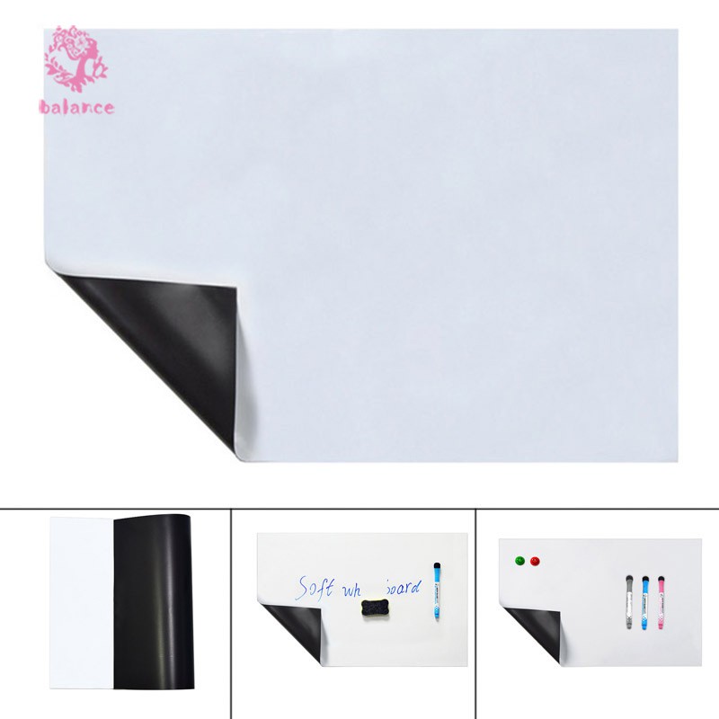 Bảng trắng từ tính dán tủ lạnh cỡ A3 A4 tiện lợi