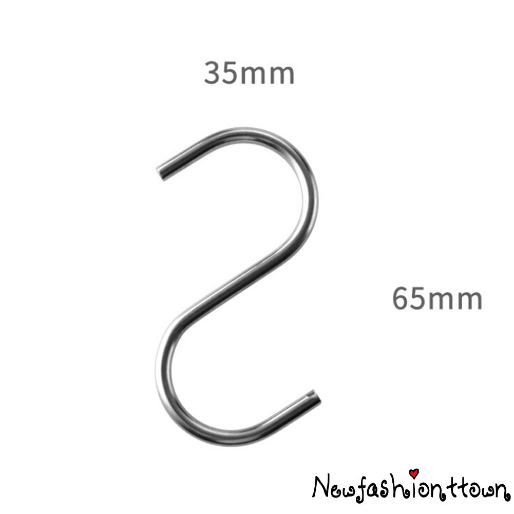 Set 10 Móc Inox Hình Chữ S Treo Đồ Đa Năng