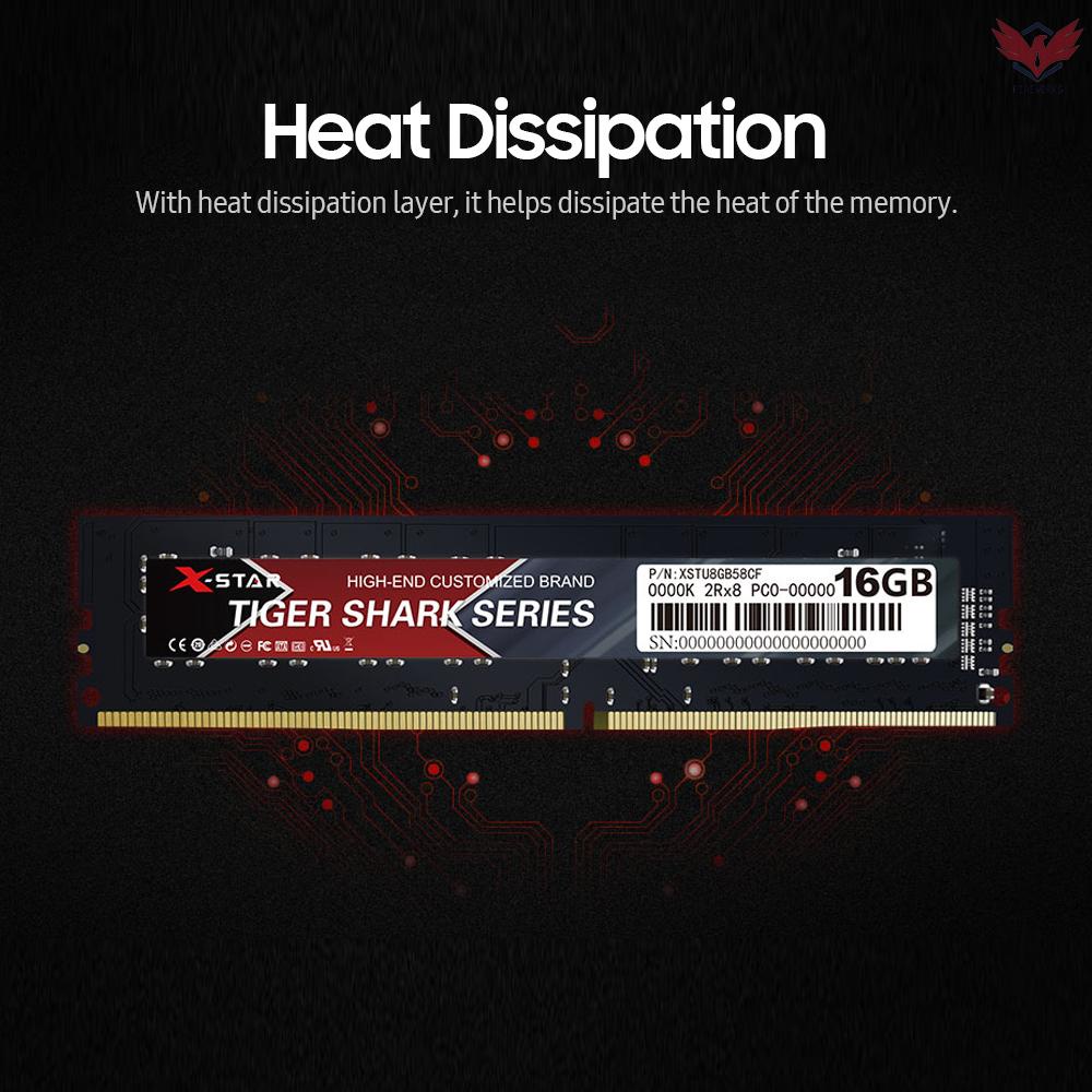 Thẻ Nhớ Fir X-Star 4gb Ddr4 2666mhz Ram 240 Pin 1.2v / Great Responsiveness / Play / Amd Cho Intel / Amd | BigBuy360 - bigbuy360.vn