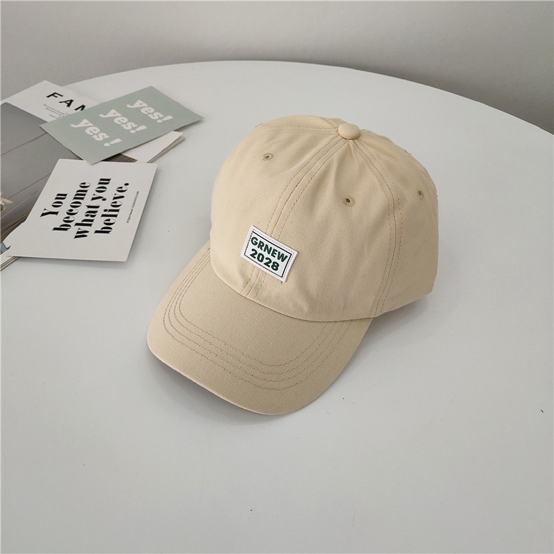 Mũ Lưỡi Trai Mềm Mại In Chữ Phong Cách Hàn Quốc Dễ Phối Đồ Thời Trang Xuân Thu Cho Nữ