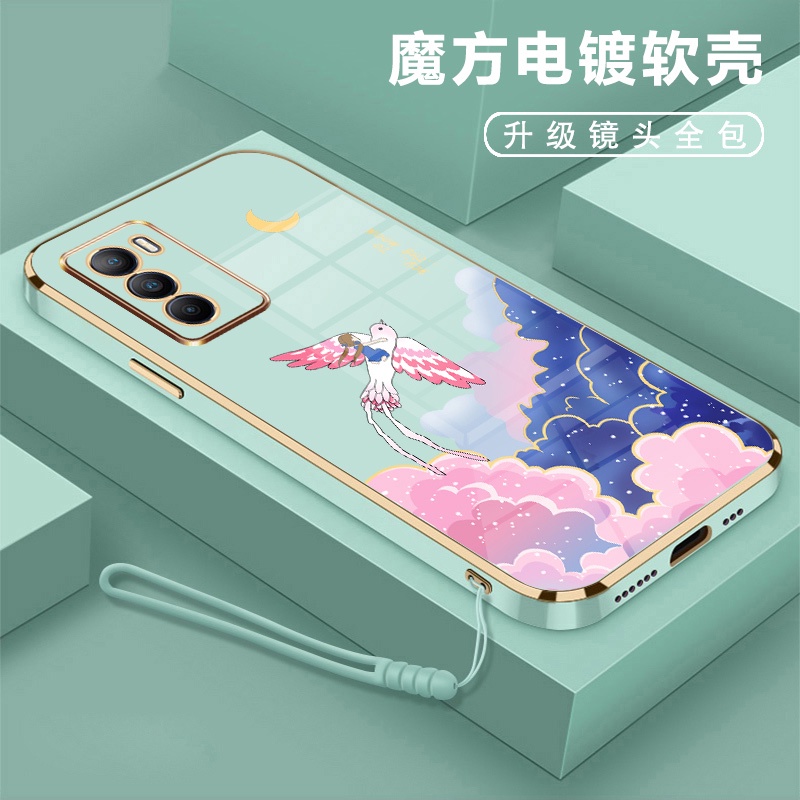 Ốp Điện Thoại Họa Tiết Cô Gái Cho Vivo Y1S Vivo T1 5G Vivo Y51 2020 Vivo Y15S 2021 Vivo Y15A Vivo Y01 Vivo Z1 PRO