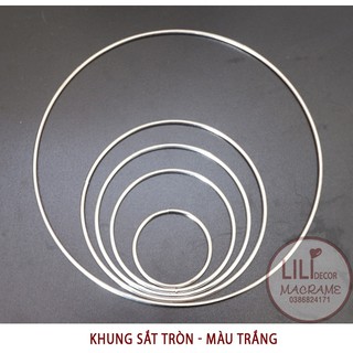 Khung inox trắng