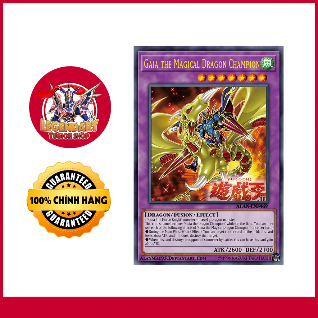 [EN-JP][Thẻ Bài Yugioh Chính Hãng] Gaia The Magical Knight Of Dragons