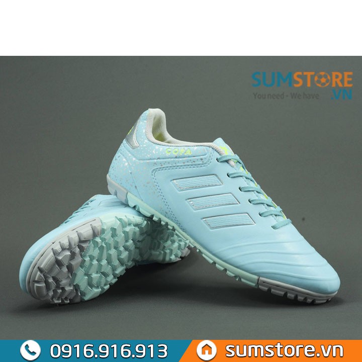 Giày Đá Bóng Copa Xanh Ngọc Cực Đẹp Cao Cấp - Giày Đá Banh TF Sân Nhân Tạo Mới Nhất 2020