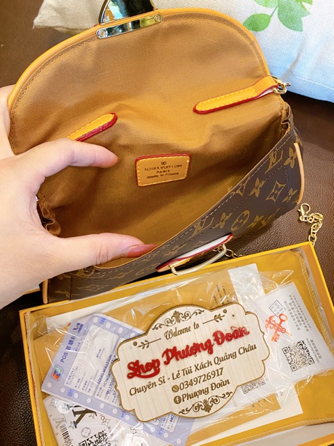 [Mã WAST10K giảm 10K đơn bất kỳ] Túi kẹp nách khoá sập kèm 2 dây đeo có hộp size 22