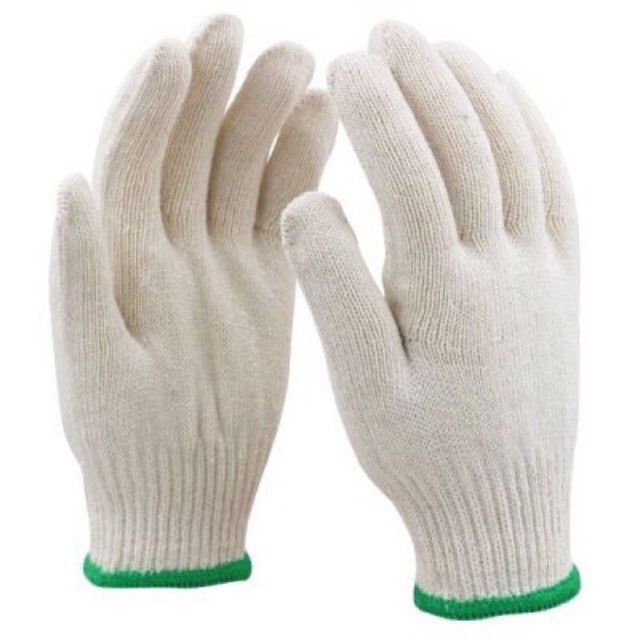 10 đôi Găng tay len bao tay len bảo hộ lao động loại dày (80gr)
