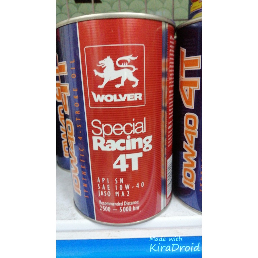 [Giá Siêu Tốt] Nhớt Wolver Racing 10w40 1L Cho Xe Số