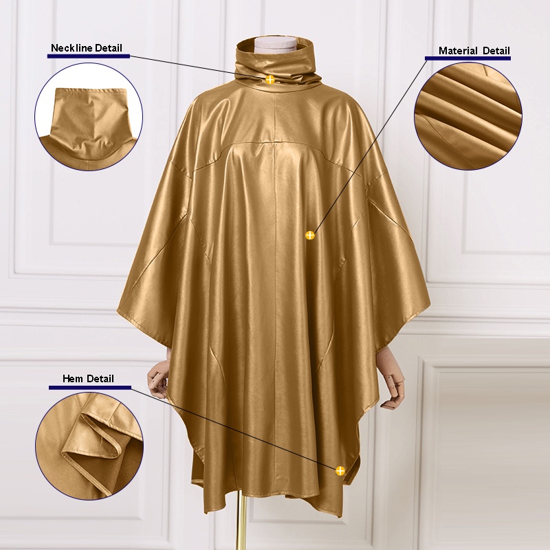 Áo poncho ZANZEA màu trơn dáng rộng cổ lọ không tay phong cách vintage thời trang cho nữ | BigBuy360 - bigbuy360.vn
