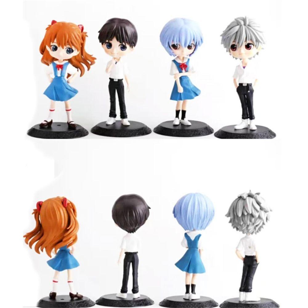 Set 4 Mô Hình Nhân Vật Hoạt Hình Kaworu Nagisa Ikari Shinji