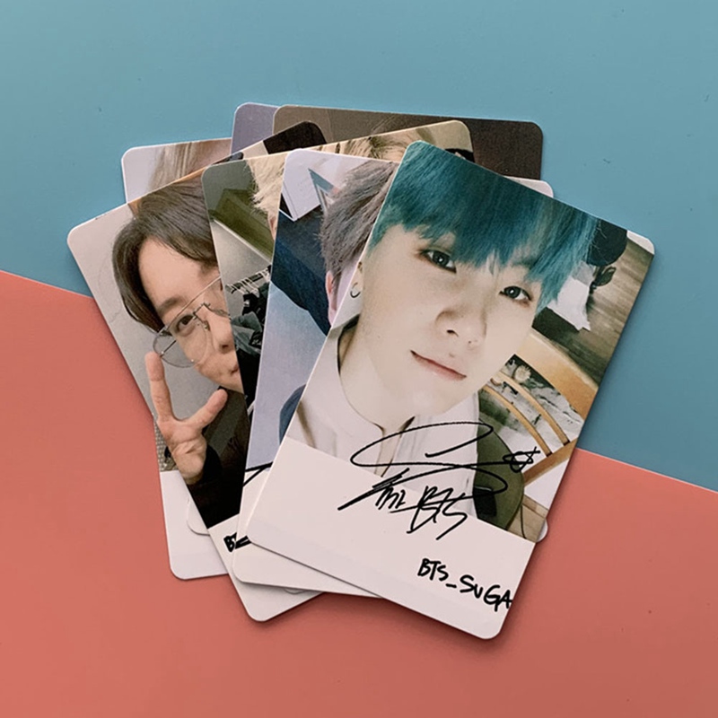 Bộ 7 Thẻ Hình Thành Viên Nhóm Nhạc Bts