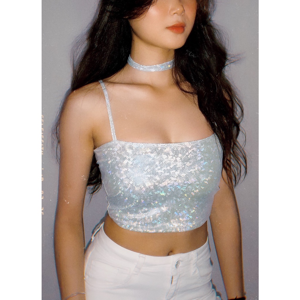 Áo Ống Kèm Choker Họa Tiết Độc Đáo Cá Tính Quyến Rũ - "CHỈ TỪ 99K"
