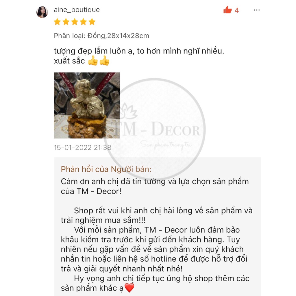 Tượng phong thuỷ, tượng hổ bên bị vàng decor trang trí phong khách 2022
