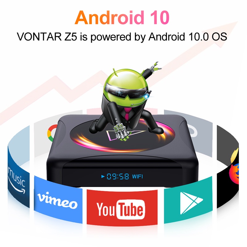 Đầu Tv Box Xlife Z5 Hỗ Trợ Android 1080p 4k Youtube / Google / Netfix Và Phụ Kiện