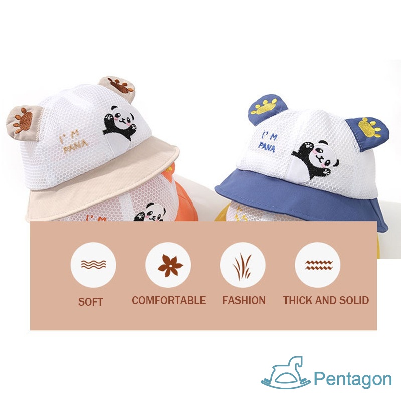 Mũ Lưỡi Trai Chống Nắng Phối Lưới Họa Tiết Hoạt Hình Thời Trang Mùa Hè