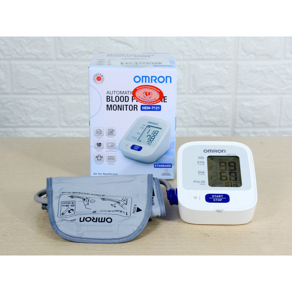 [Chính Hãng] Máy Đo Huyết Áp Bắp Tay Omron HEM-7121 - Bảo Hành Chính Hãng 5 Năm