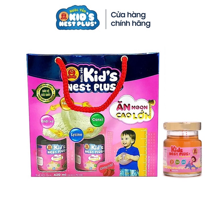Yến Sào Kid's Nest Plus Thiên Việt 70ml [Lốc 6 lọ]
