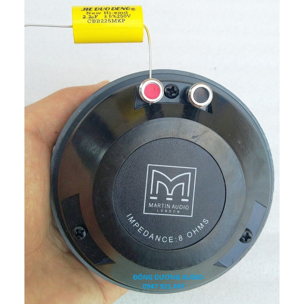 2 CỦ LOA TREBLE SÂN KHẨU MARTIN COIL 35MM + TỤ 2,2MF 250V TỐT HQ009