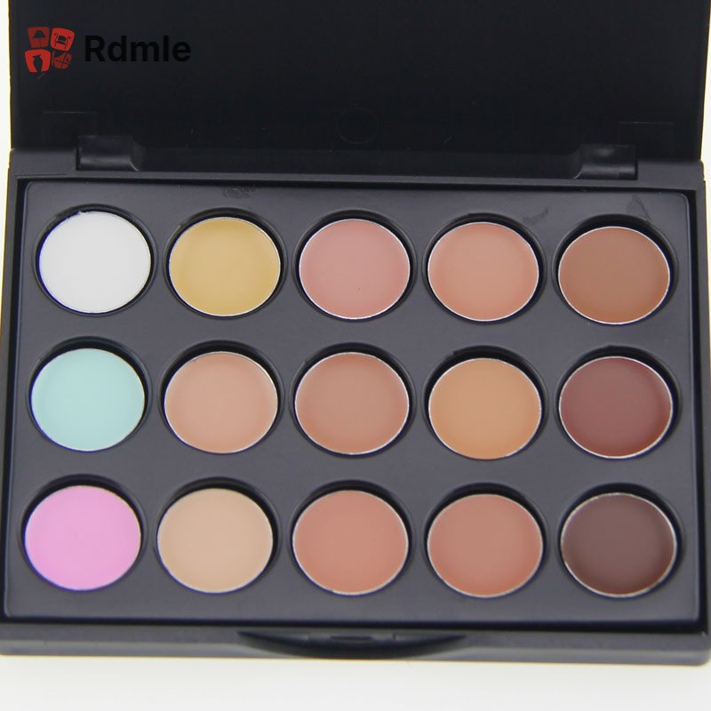 [COD]# RDMLE New Professional 15 Color Concealer Palette Make Up Cream Camouflage Foundation Cosmetic Palettes