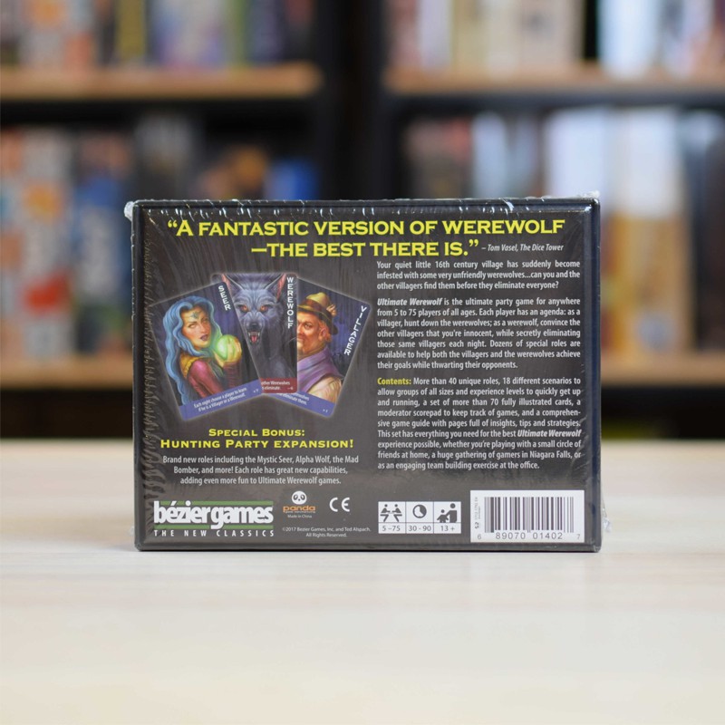 Ultimate Werewolf Ultimate Delux Board Game Bộ bài ma sói Ultimate Delux ( trò chơi ma sói One Night Ultimate)