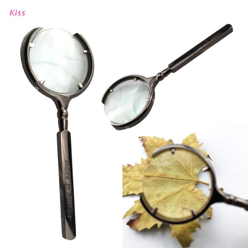 Kính lúp cầm tay phóng đại 10x phong cách retro<br />