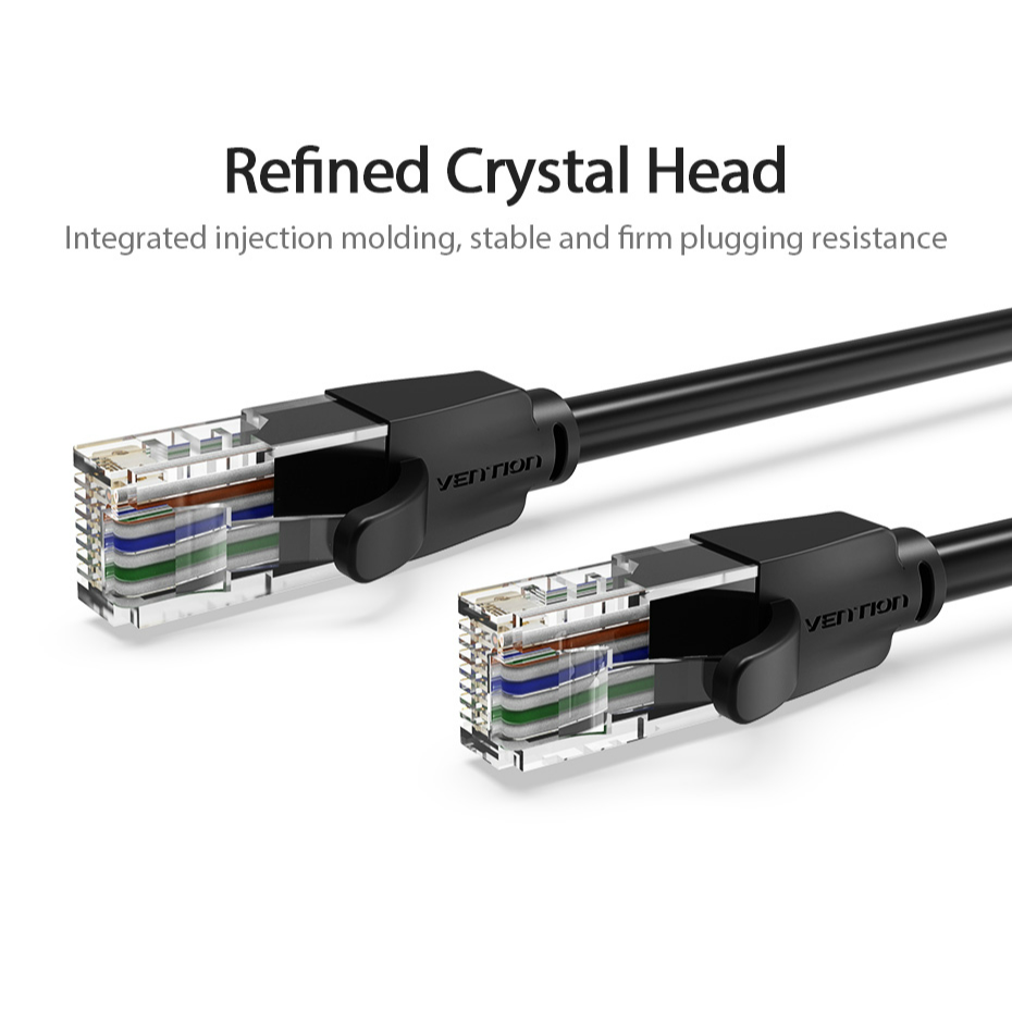 Dây cáp mạng Vention Cat6 Rj45 1000mbps cho Laptop Pc Tv Box chất lượng cao
