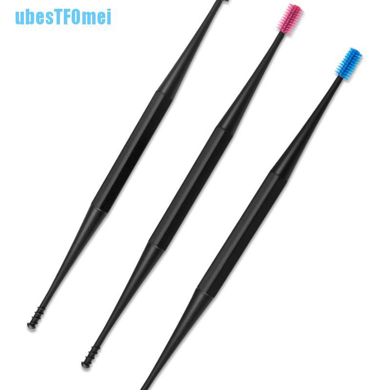 1 Dụng Cụ Lấy Ráy Tai Bằng Silicon Mềm Thiết Kế Hai Đầu Tiện Dụng